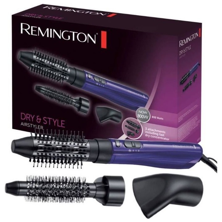 Remington AS800 Brosse Soufflante Chauffante Volume Antistatique, Cér