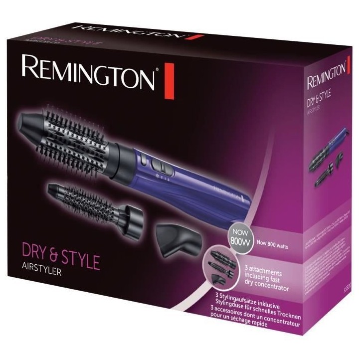 Remington AS800 Brosse Soufflante Chauffante Volume Antistatique, Cér