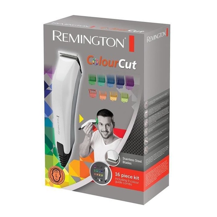 Remington HC5035 Coffret Cheveux Homme Color Cut, Tondeuse Cheveux 11