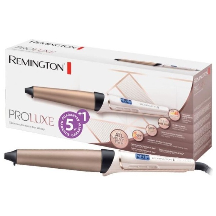 Remington CI91X1 Fer a boucler, Boucleur Conique Proluxe Advanced Cera