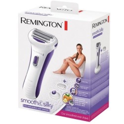 Remington WDF5030 Rasoir Electrique Femme Smooth Silky Etanche Rechargeable, Bande Hydratante Huile d'Amande