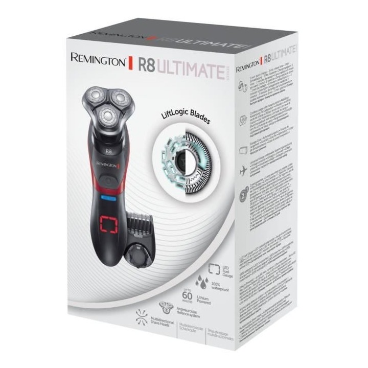 Remington XR1550 Rasoir Electrique Rotatif Ultimate, Tondeuse Barbe Et