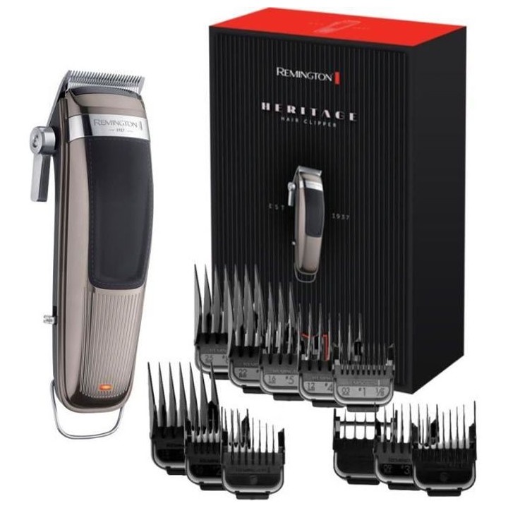 Remington HC9100 Tondeuse Cheveux Professionnelle Heritage - Lames Amo