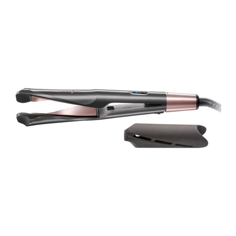 Remington S6606 Fer a Lisser, Fer a Boucler, Lisseur, Boucleur Curl Confidence Advanced Cermaic, Tourmaline, Antistatique