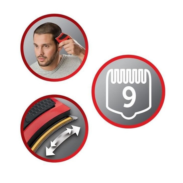 Remington HC4255 Manchester United Edition Tondeuse Cheveux QuickCut,