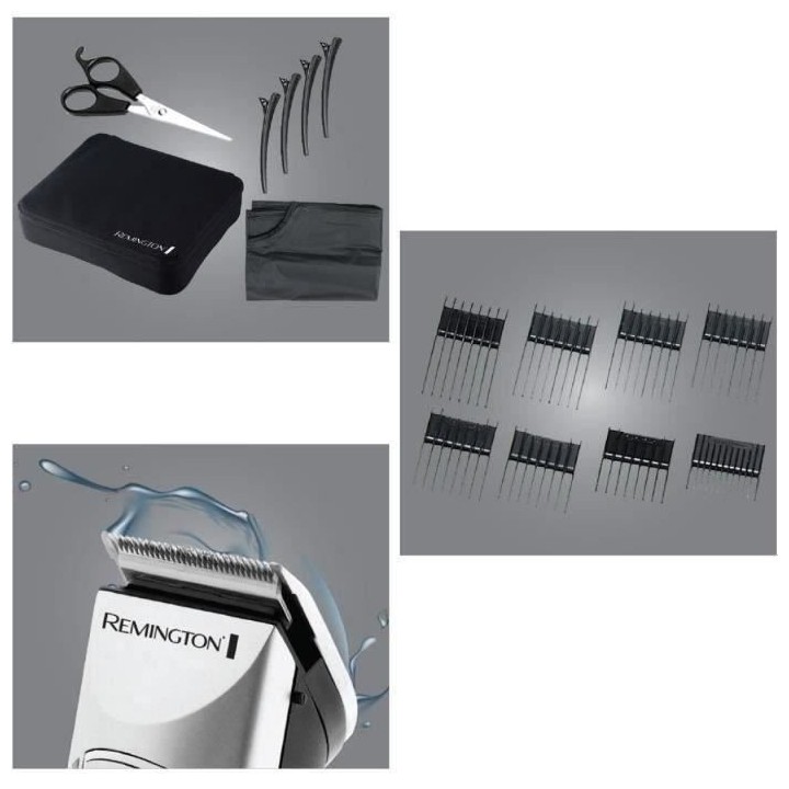 Remington HC4110 Set de Coiffure Tondeuse Cheveux Lames Acier Inoxydab