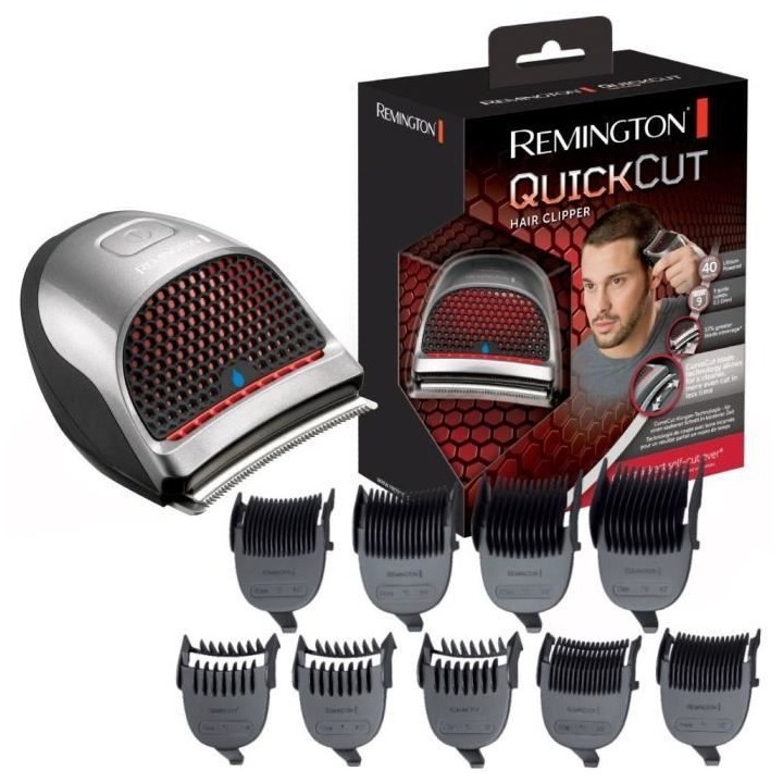 Remington HC4250 Tondeuse Cheveux QuickCut Etanche, Lame Incurvée Aci