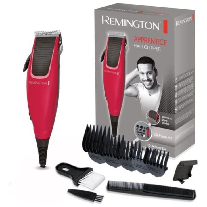 Remington HC5018 Coffret Tondeuse Cheveux Homme Apprentice, Lames Acie