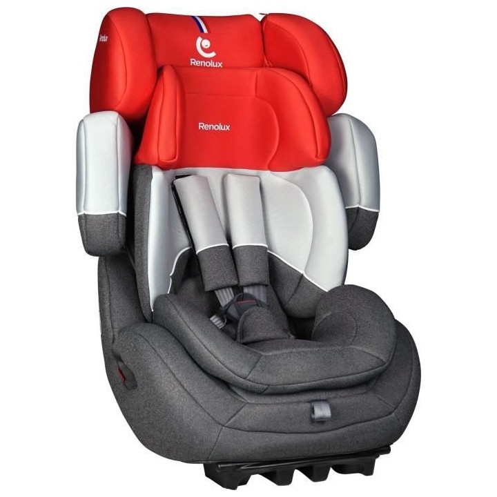 RENOLUX Step 123 Smart Siege Auto évolutif - Groupe 1/2/3 - Rouge