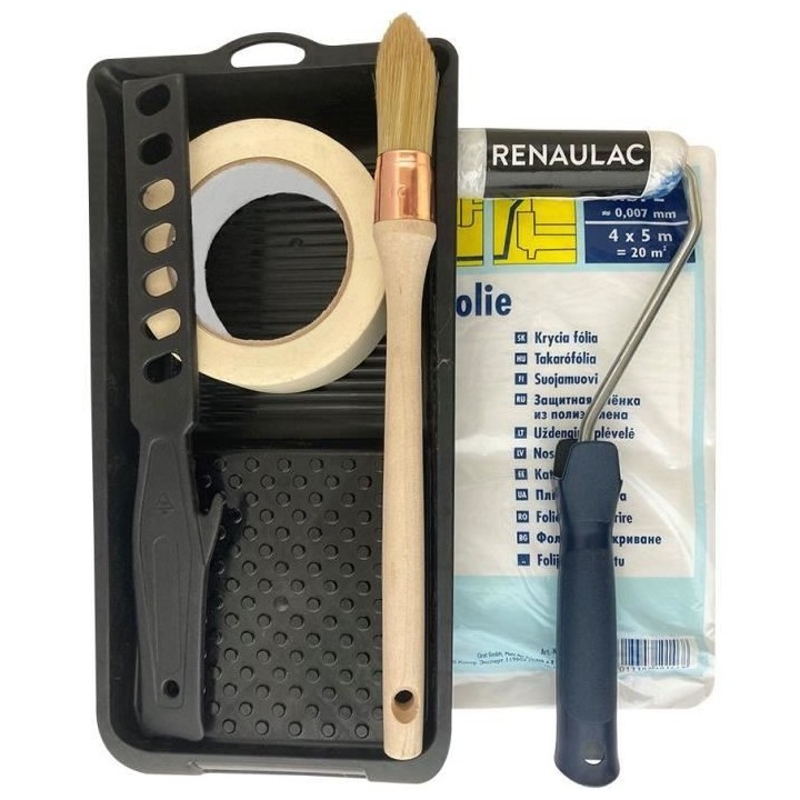 Kit complet d'outils professionnel spécial peinture acrylique - Roule