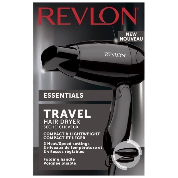Revlon Seche-cheveux de voyage REV-007 1200W Noir