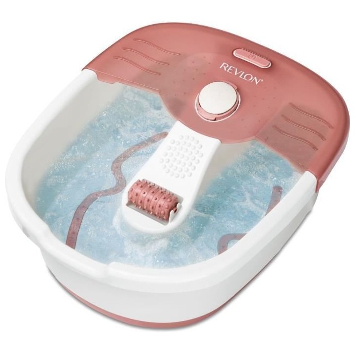 Revlon Spa pour pieds et de pédicure PediPrep Blanc et rose RVFB7021P