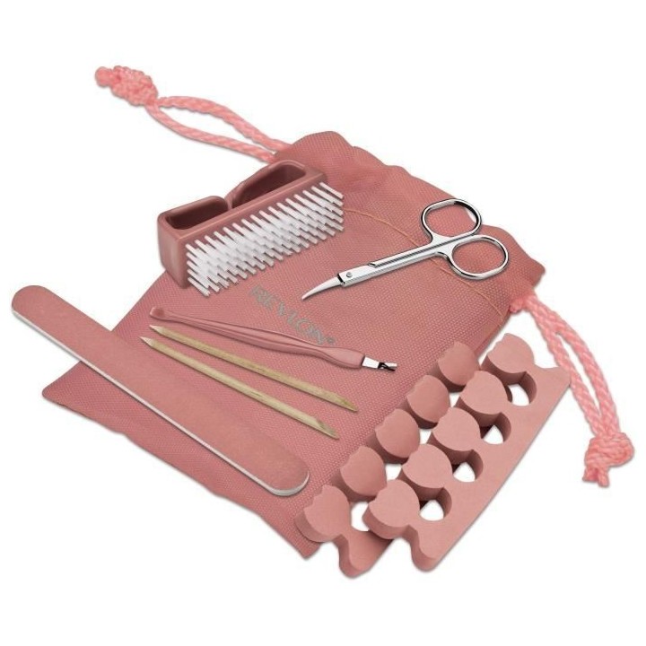 Revlon Spa pour pieds et de pédicure PediPrep Blanc et rose RVFB7021P