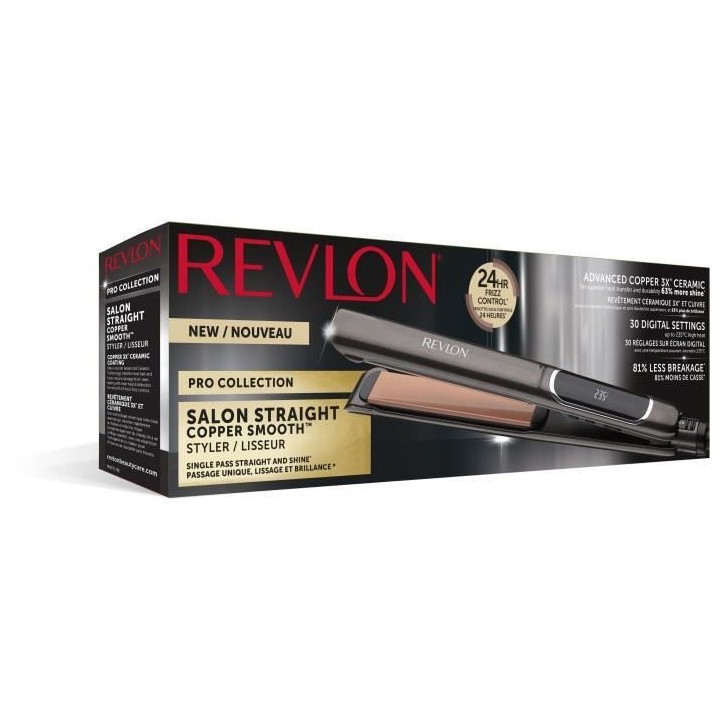 REVLON RVST2175E - Lisseur Salon Straight Copper Smoth Styler