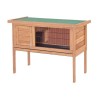 Clapier en bois pour lapin Basile 91,5x45x70 cm - Pour lapin