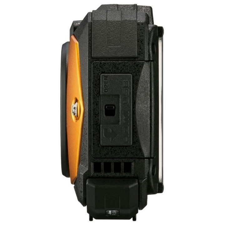 RICOH WG 80 Appareil Photo Compact Orange Etanche, 16 Megapixels, Robu