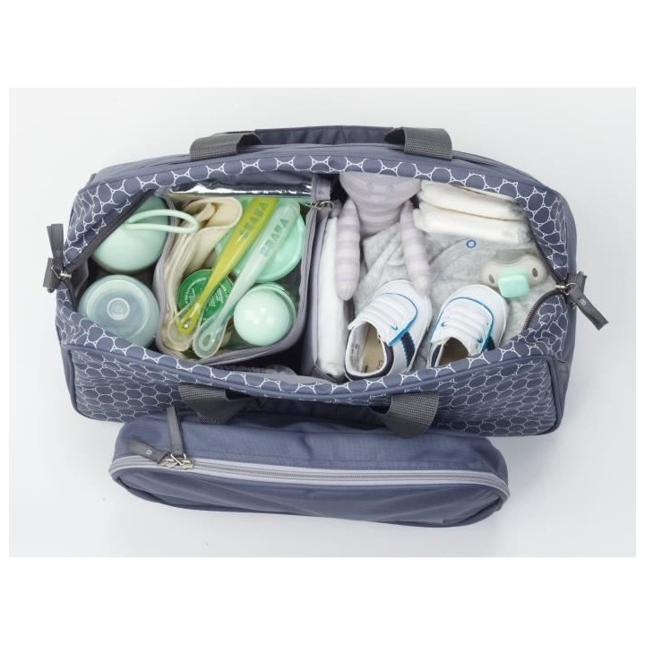 BEABA, Sac a langer Geneve, Modulable, Grande contenance, Rangements m