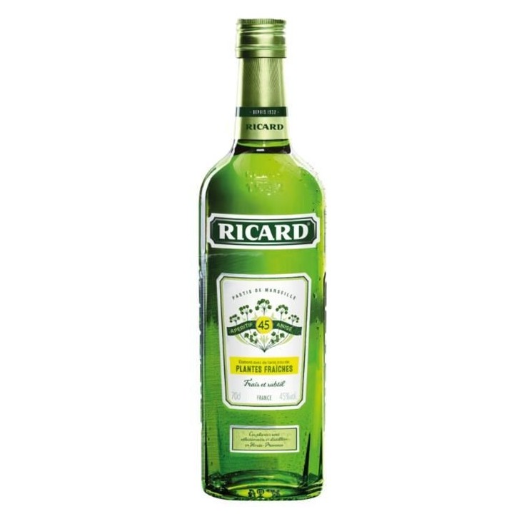 Ricard Plantes Fraiches - Pastis de Marseille - 45% - 70 cl