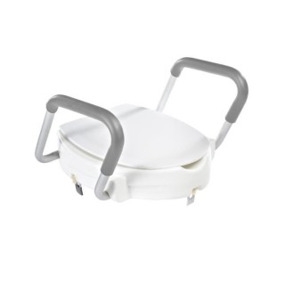 RIDDER Siege de toilette avec barre de sécurité Blanc 150 kg A007200