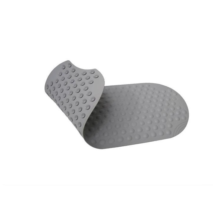 Tapis antidérapant pour baignoire Tecno-PLUS - 38x89 cm - Gris