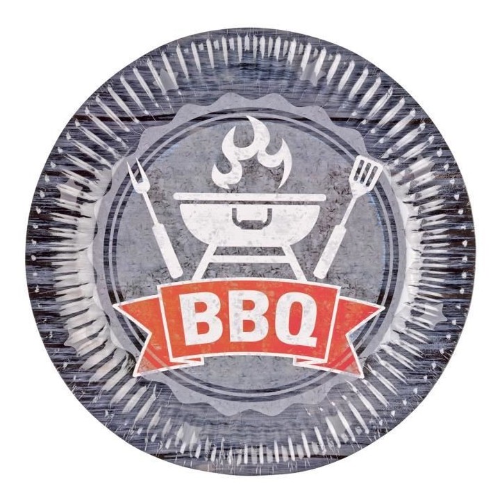 AMSCAN Kit de fete papier barbecue