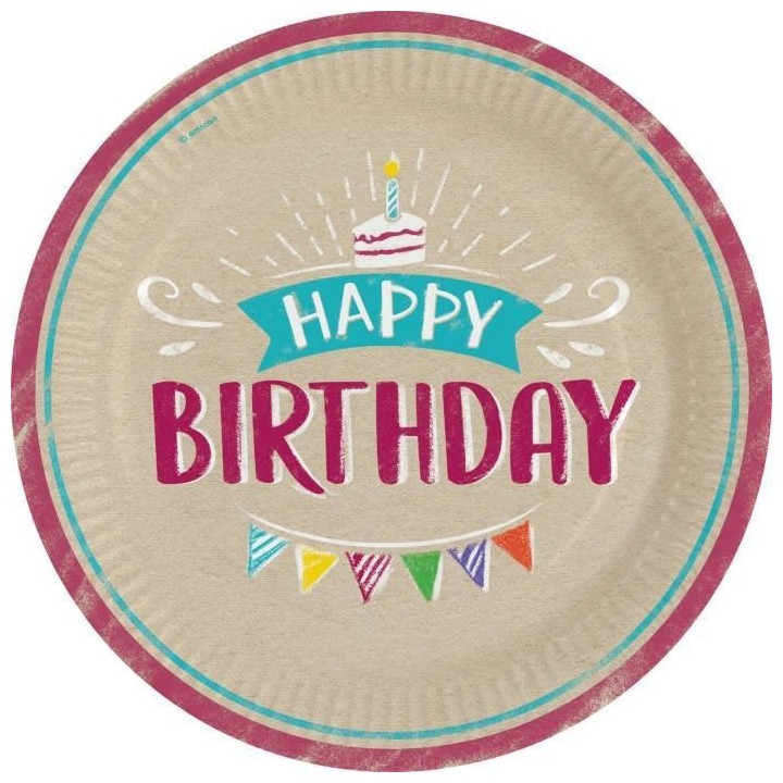 KIt de Fete My Birthday Party 60 Pieces