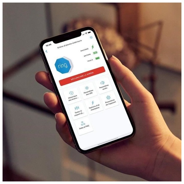 RING - Sirene extérieure sans fil pour Ring Alarm