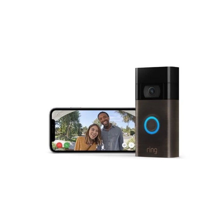 RING - Video Doorbell - Sonnette Vidéo Connectée sans fil, Vidéo HD