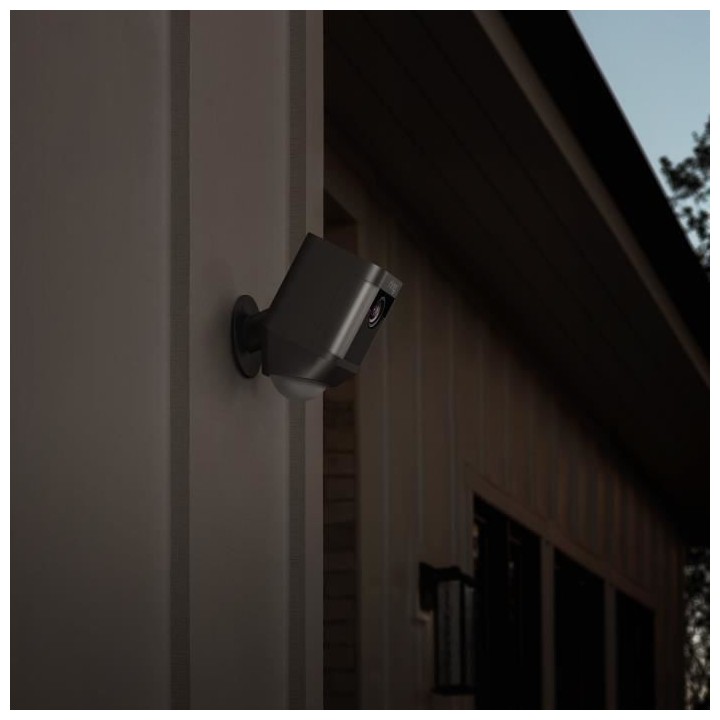 RING - Spotlight Cam Battery - Caméra de surveillance HD sans fil, pr