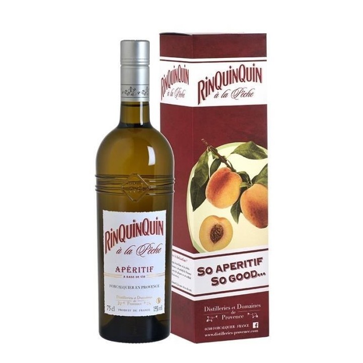 Rinquinquin a la Peche - Apéritif a base de vin - 15.0% Vol. - 75 cl