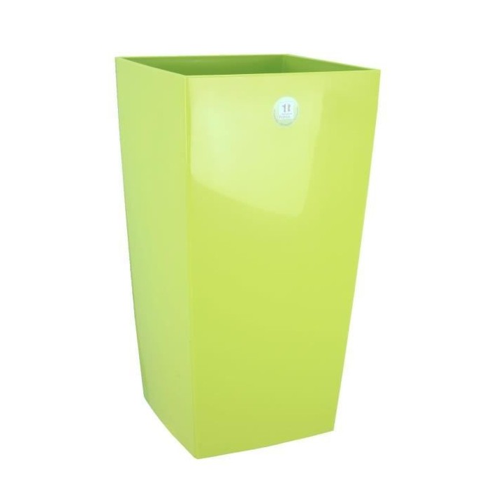 RIVIERA Pot de fleurs Nuance - Carré-38 x 38 x H 69 cm - Vert anis
