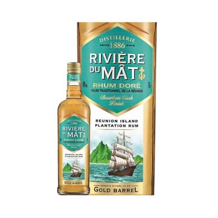 Riviere du Mât - Rhum doré de la Réunion - 40% - 70 cl