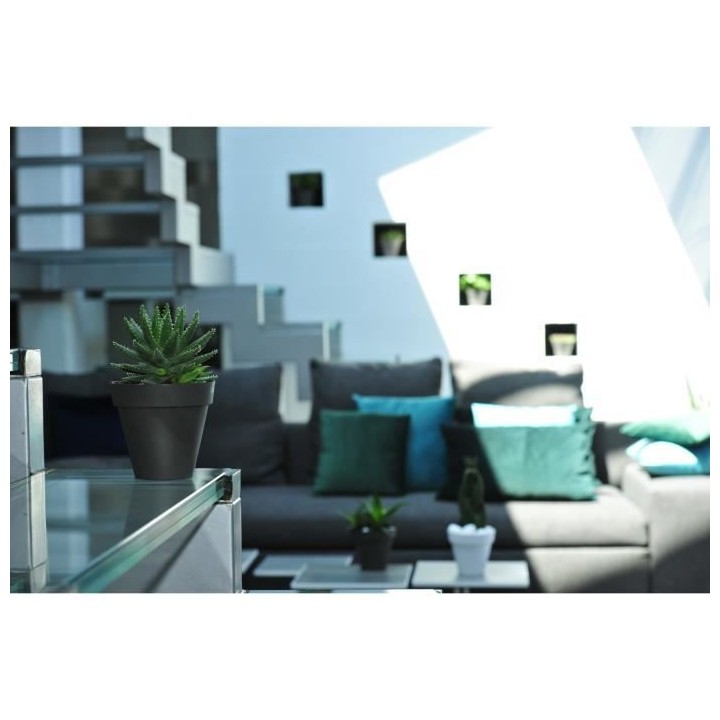 RIVIERA Pot Soleilla rond - 50 cm - Blanc