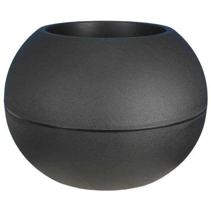 RIVIERA - pot de fleurs Boule - D40 - noir