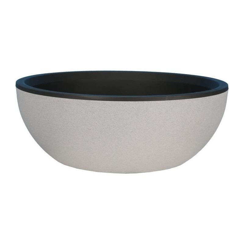 RIVIERA - Coupe pot de fleurs - granit D50 - stone