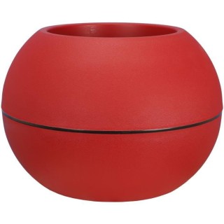 RIVIERA - pot de fleurs Boule - D50 - rouge