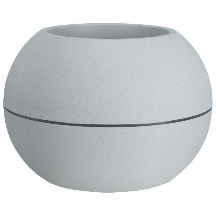 RIVIERA - pot de fleurs Boule - D50 - stone