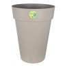 RIVIERA Pot de fleurs Soleilla - Rond - Ø 40 x 53 cm - Taupe