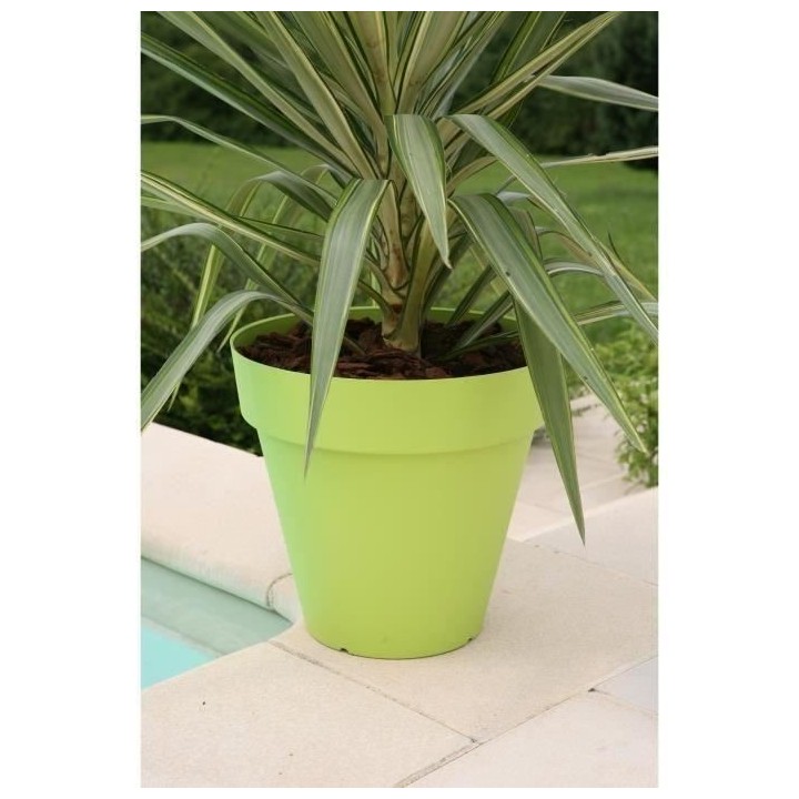 RIVIERA Pot de fleurs Soleilla - Rond - Ø 60 x 53,6 cm -Vert anis