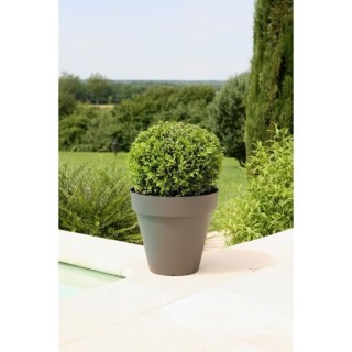 RIVIERA Pot de fleurs Soleilla - Rond - Ø 60 x 53,6 cm - Gris paillet