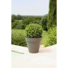 RIVIERA Pot de fleurs Soleilla - Rond - Ø 60 x 53,6 cm - Gris pailleté