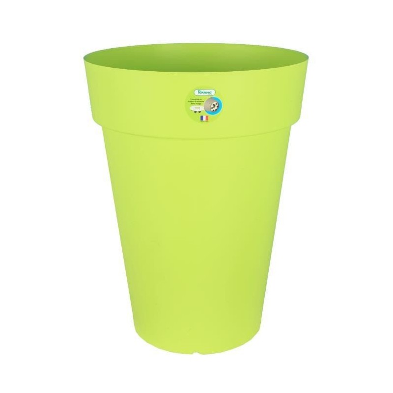 RIVIERA Pot de fleurs Soleilla - Rond - Ø 50 x 66 cm -Vert anis