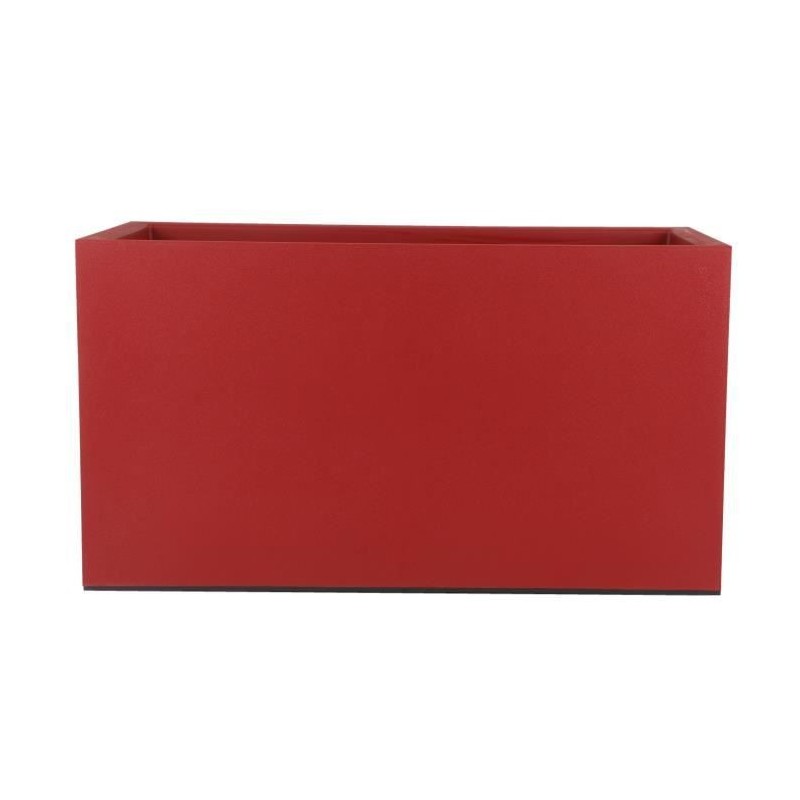 RIVIERA Jardiniere Granit - 80x40 cm - Rouge