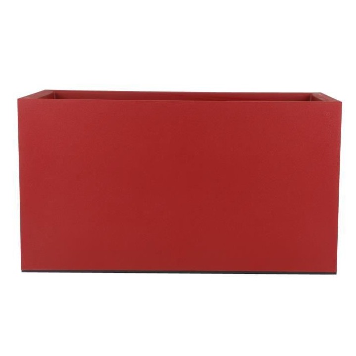 RIVIERA Jardiniere Granit - 80x40 cm - Rouge