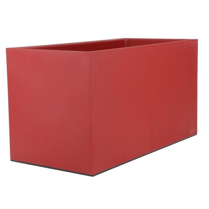 RIVIERA Jardiniere Granit - 80x40 cm - Rouge