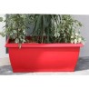 RIVIERA Jardiniere Evolution - 80 x 40 x H 32 cm - 64 L - Rouge