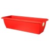 RIVIERA Jardiniere Evolution - 80 x 40 x H 32 cm - 64 L - Rouge