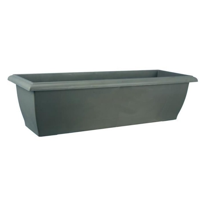RIVIERA Jardiniere Grande Evolution 84cm - Contenance 22l - Gris