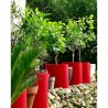 RIVIERA Bac Granit rond - 30 cm - Rouge