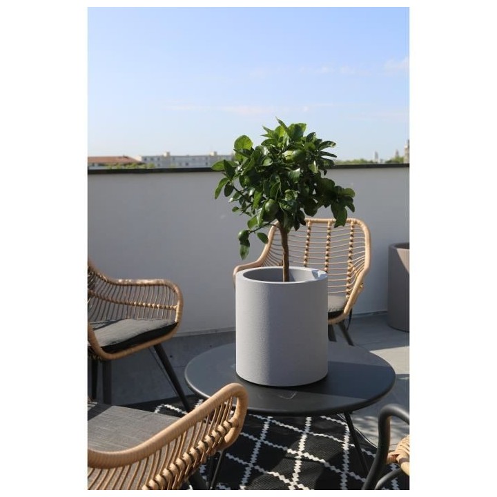 RIVIERA Bac Granit rond - 40 cm - Stone